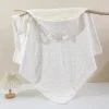Baby blanket, all-cotton baby blanket, single thick newborn blanket, Class a cotton, thick baby sleeping bag for autumn and winter, knitted pure cotton fabric, long Johns, mother and baby products, baby products, windproof blanket details Picture
